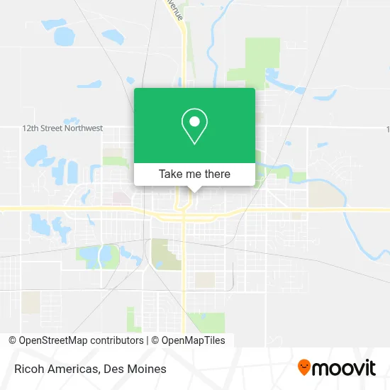 Ricoh Americas map