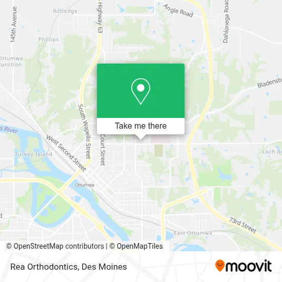 Rea Orthodontics map