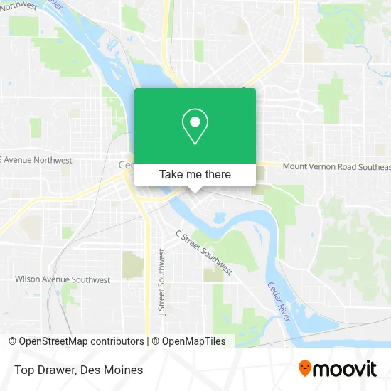 Top Drawer map