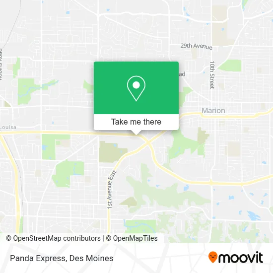 Panda Express map
