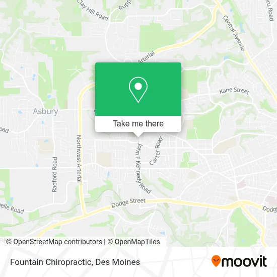 Fountain Chiropractic map