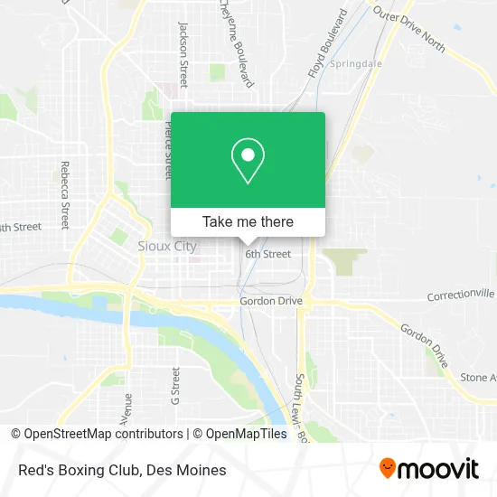 Red's Boxing Club map