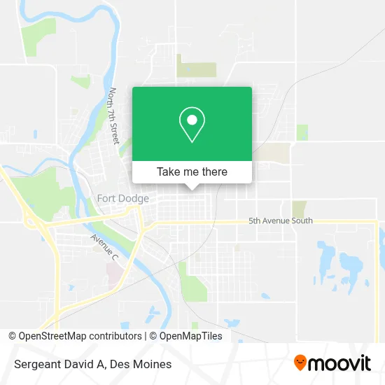 Sergeant David A map
