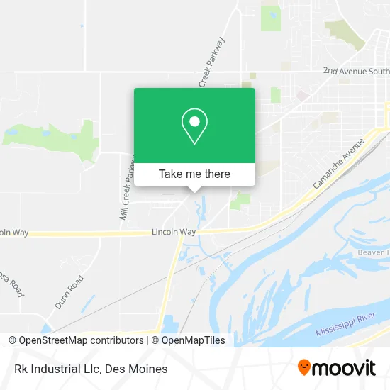 Rk Industrial Llc map