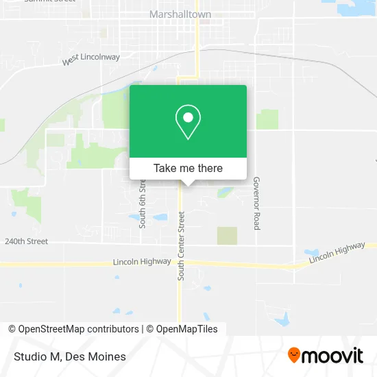 Studio M map