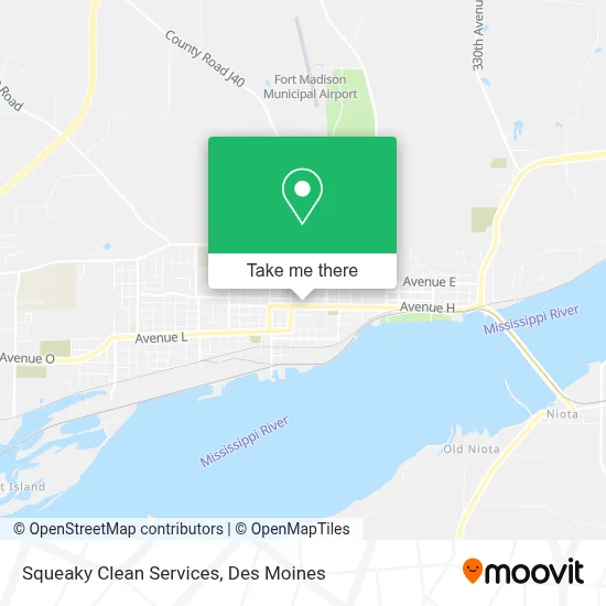 Squeaky Clean Services map