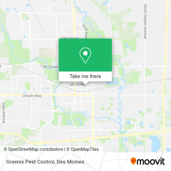 Greenix Pest Control map
