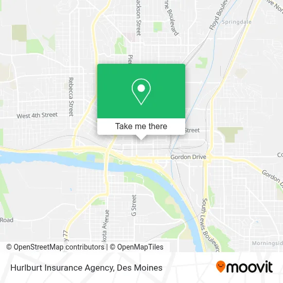 Hurlburt Insurance Agency map