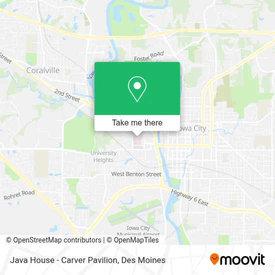 Java House - Carver Pavilion map