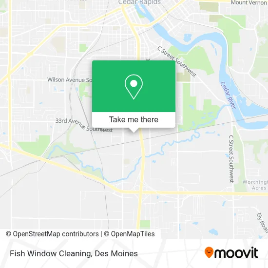 Fish Window Cleaning map