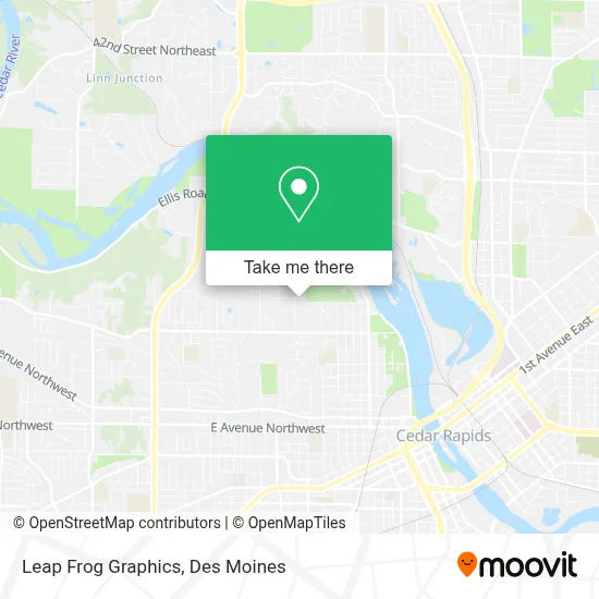 Leap Frog Graphics map