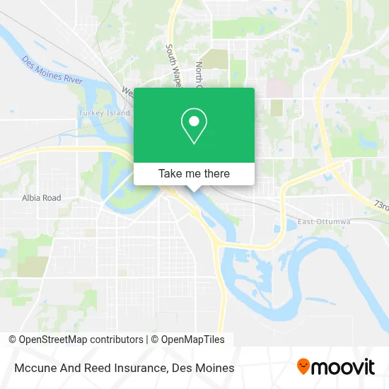 Mccune And Reed Insurance map
