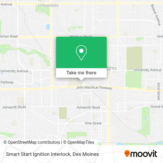 Smart Start Ignition Interlock map