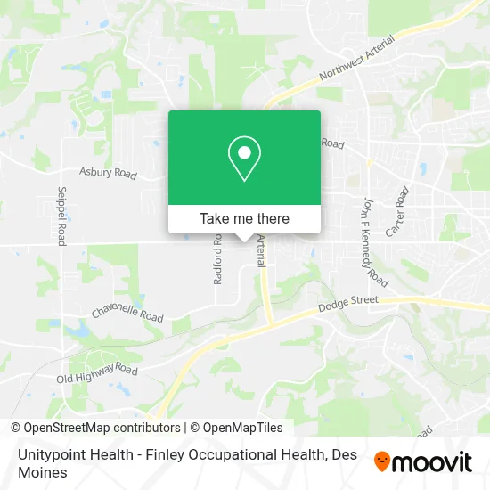 Unitypoint Health - Finley Occupational Health map