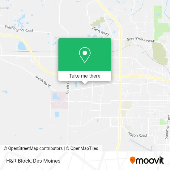 H&R Block map