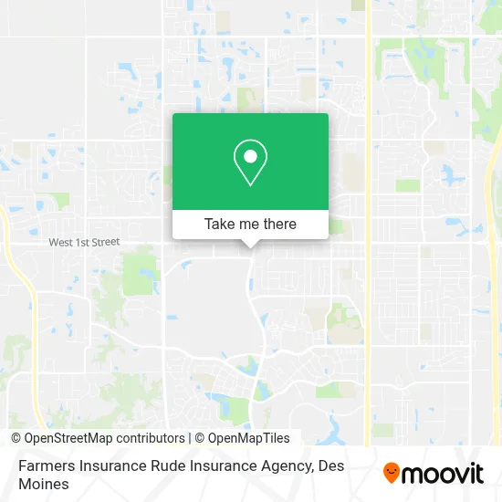 Farmers Insurance Rude Insurance Agency map