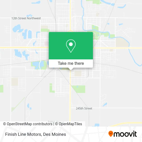Finish Line Motors map