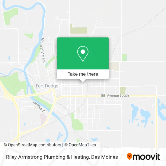 Riley-Armstrong Plumbing & Heating map