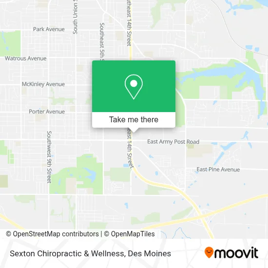 Sexton Chiropractic & Wellness map