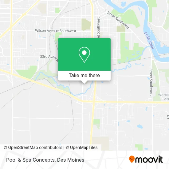 Pool & Spa Concepts map