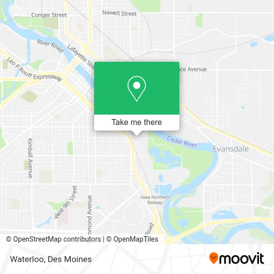 Waterloo map