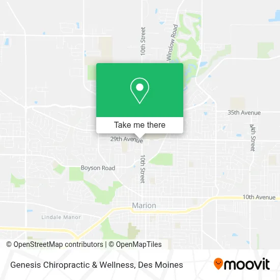 Genesis Chiropractic & Wellness map
