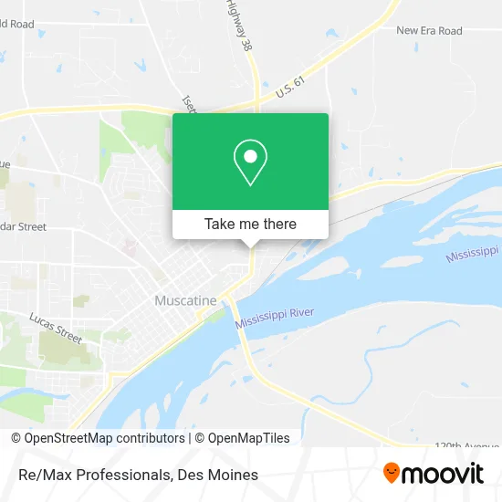Re/Max Professionals map