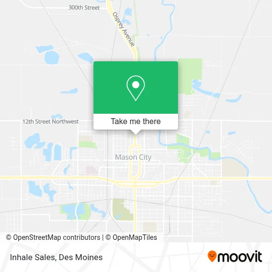 Inhale Sales map