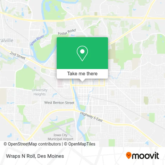 Wraps N Roll map