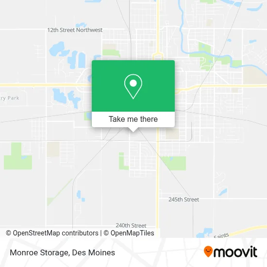 Monroe Storage map