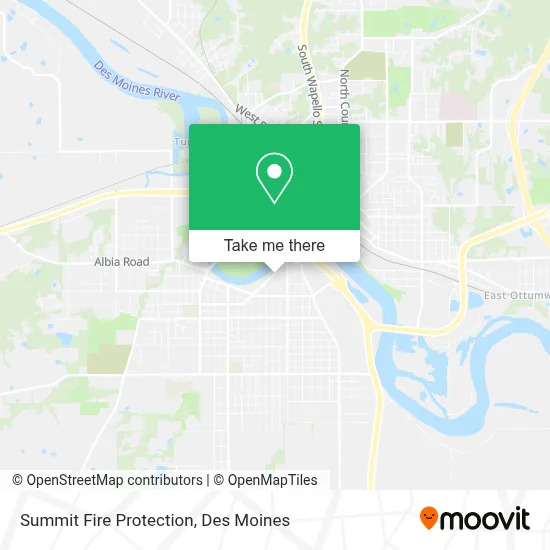 Summit Fire Protection map