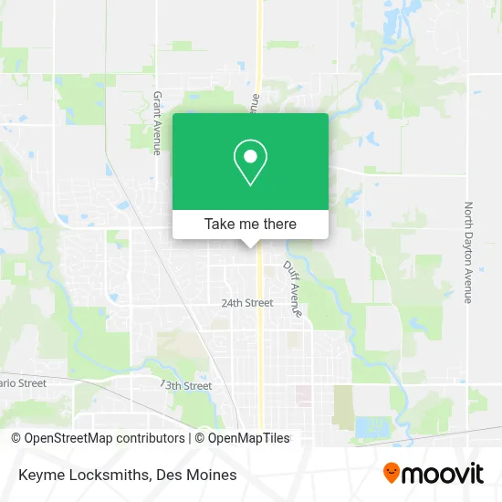 Keyme Locksmiths map