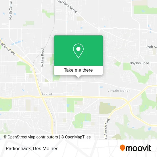 Radioshack map