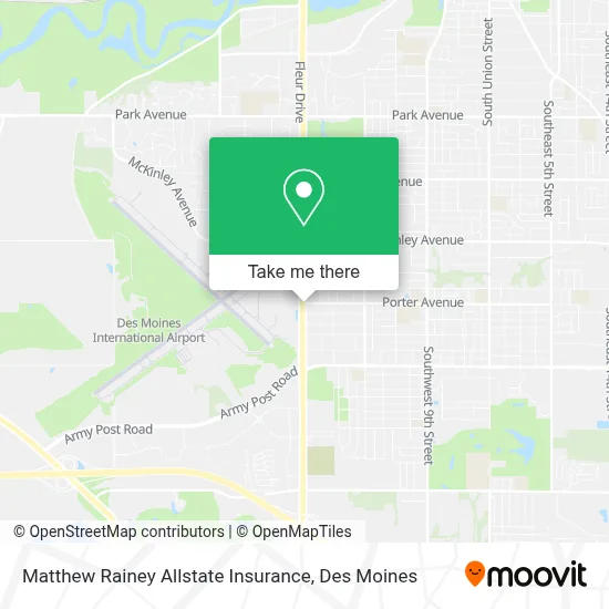 Matthew Rainey Allstate Insurance map
