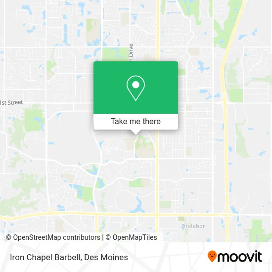 Iron Chapel Barbell map