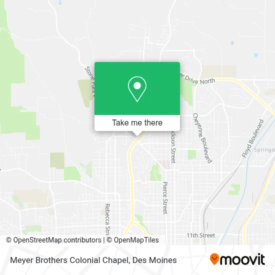 Meyer Brothers Colonial Chapel map