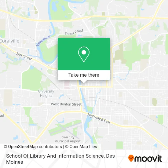 School Of Library And Information Science map