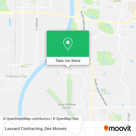 Lessard Contracting map