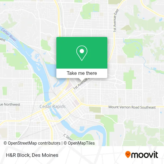 H&R Block map