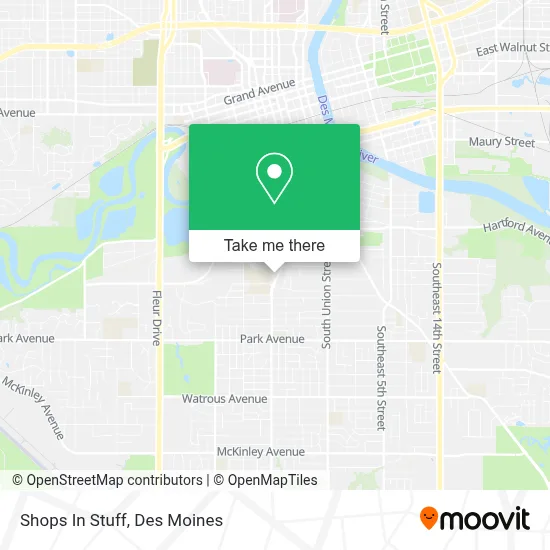 Shops In Stuff map