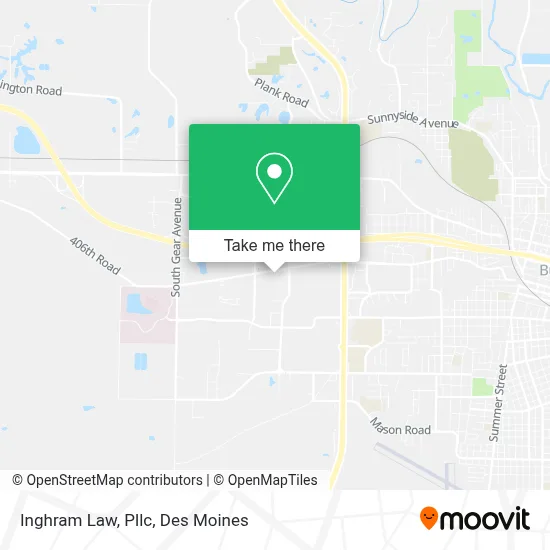 Inghram Law, Pllc map
