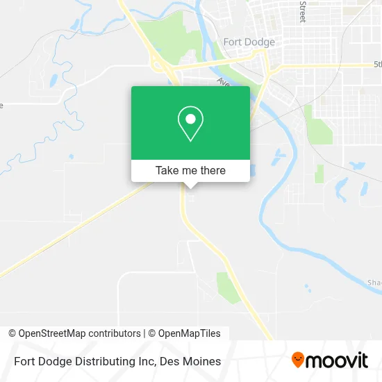 Fort Dodge Distributing Inc map