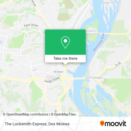 The Locksmith Express map