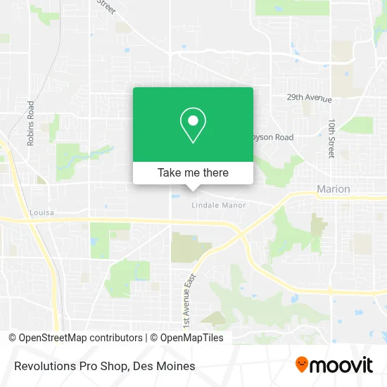 Revolutions Pro Shop map