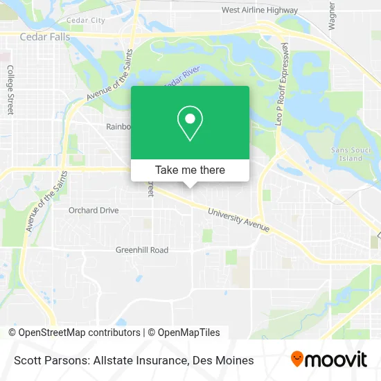 Scott Parsons: Allstate Insurance map
