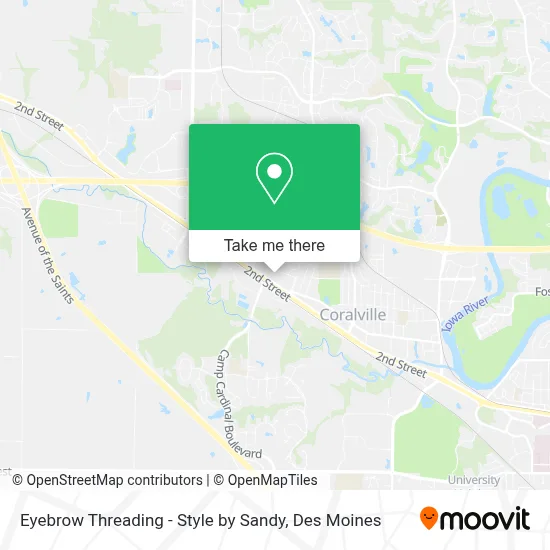 Eyebrow Threading - Style by Sandy map