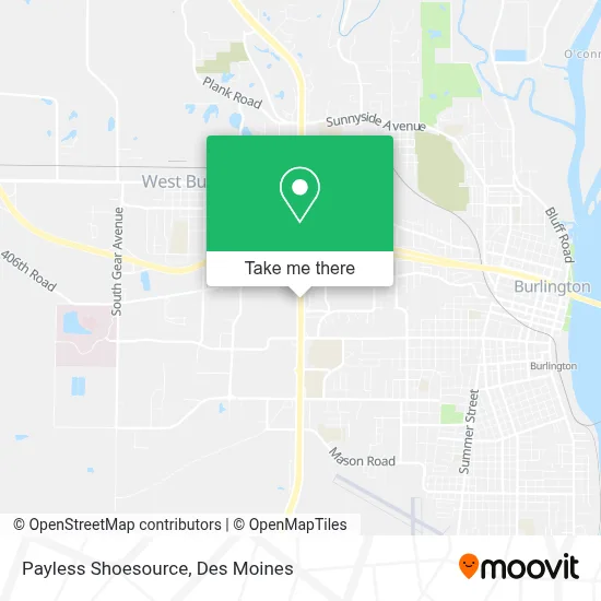 Payless Shoesource map