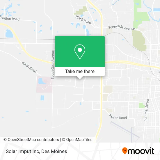Solar Imput Inc map