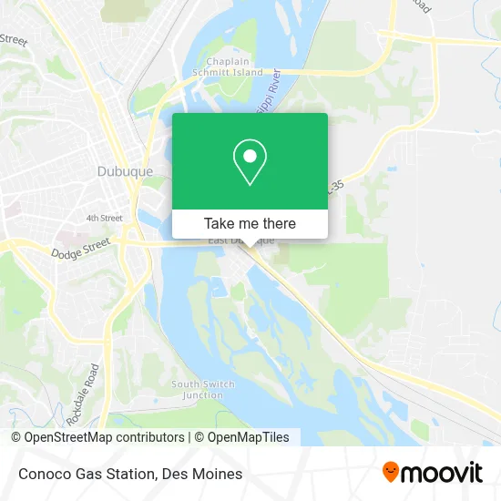Conoco Gas Station map