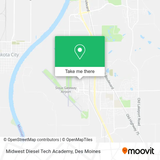 Midwest Diesel Tech Academy map